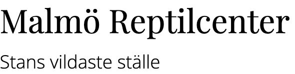 Malmö Reptilcenter